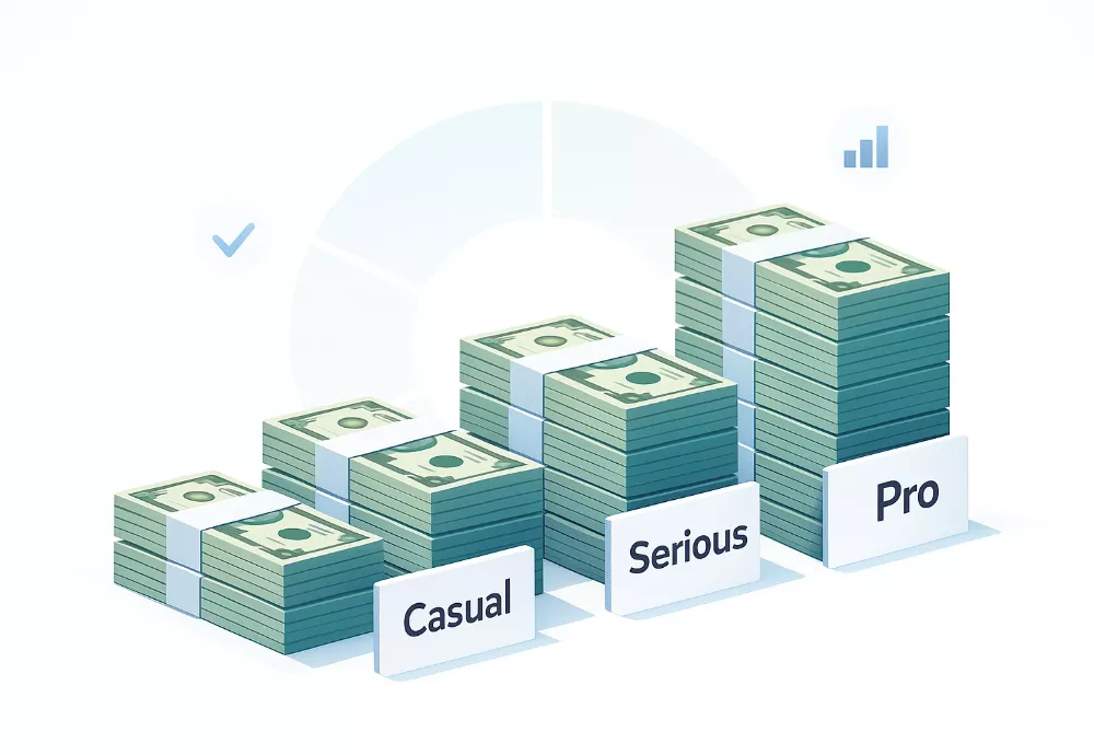 Cómo calcular el bankroll inicial para apuestas deportivas con diferentes niveles de inversión