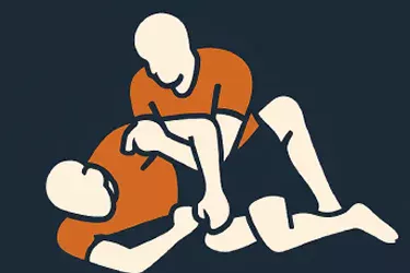 Ilustración análisis grappling MMA