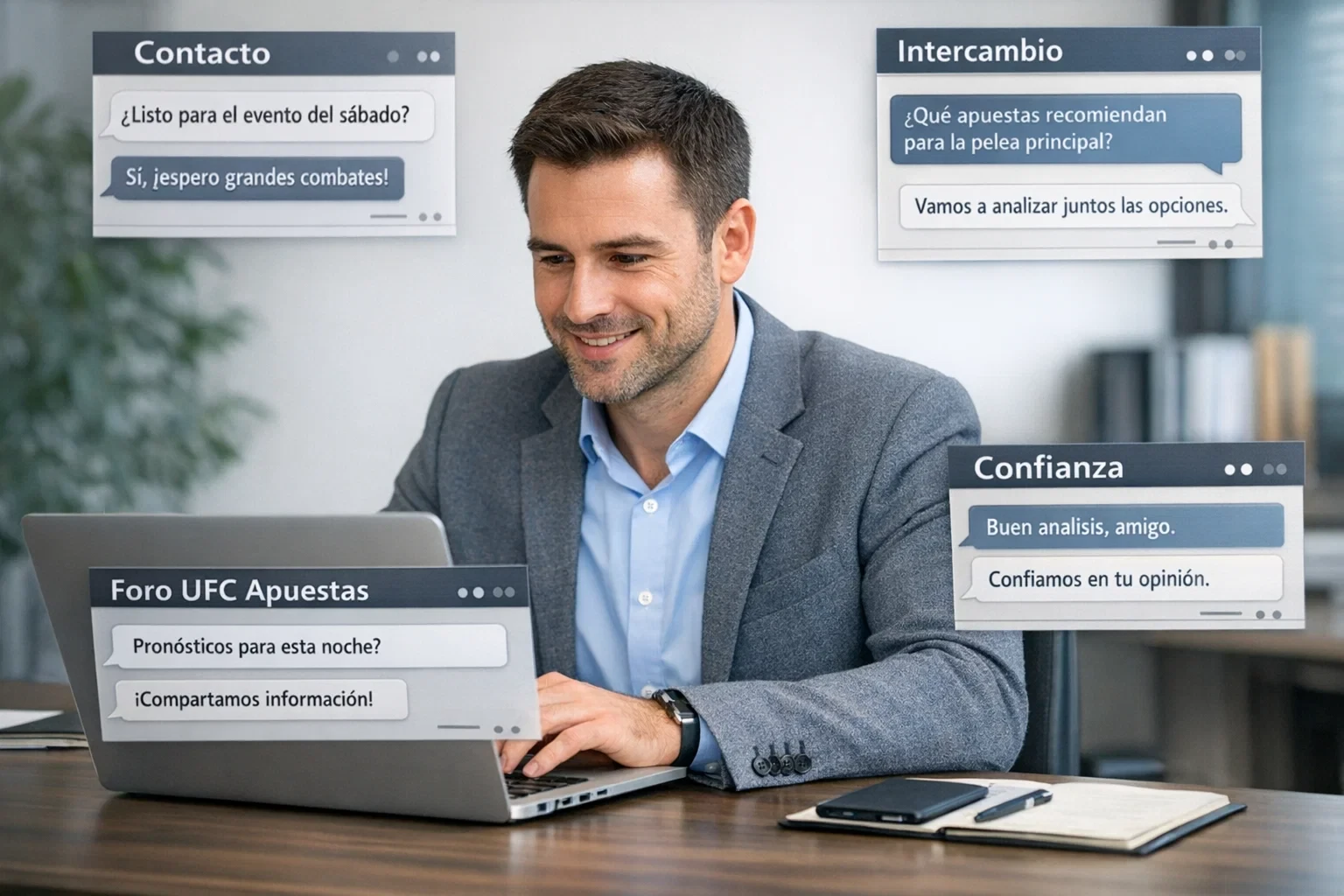 Construcción de red de contactos para apuestas de UFC
