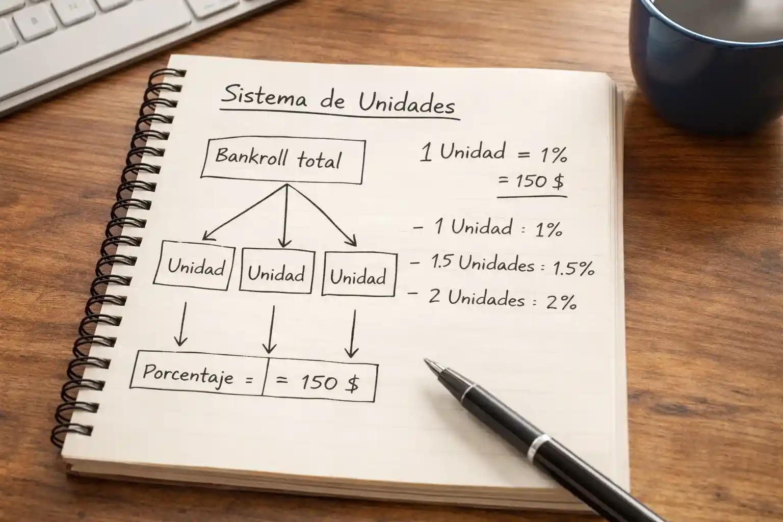 Sistema de unidades para gestión de apuestas deportivas