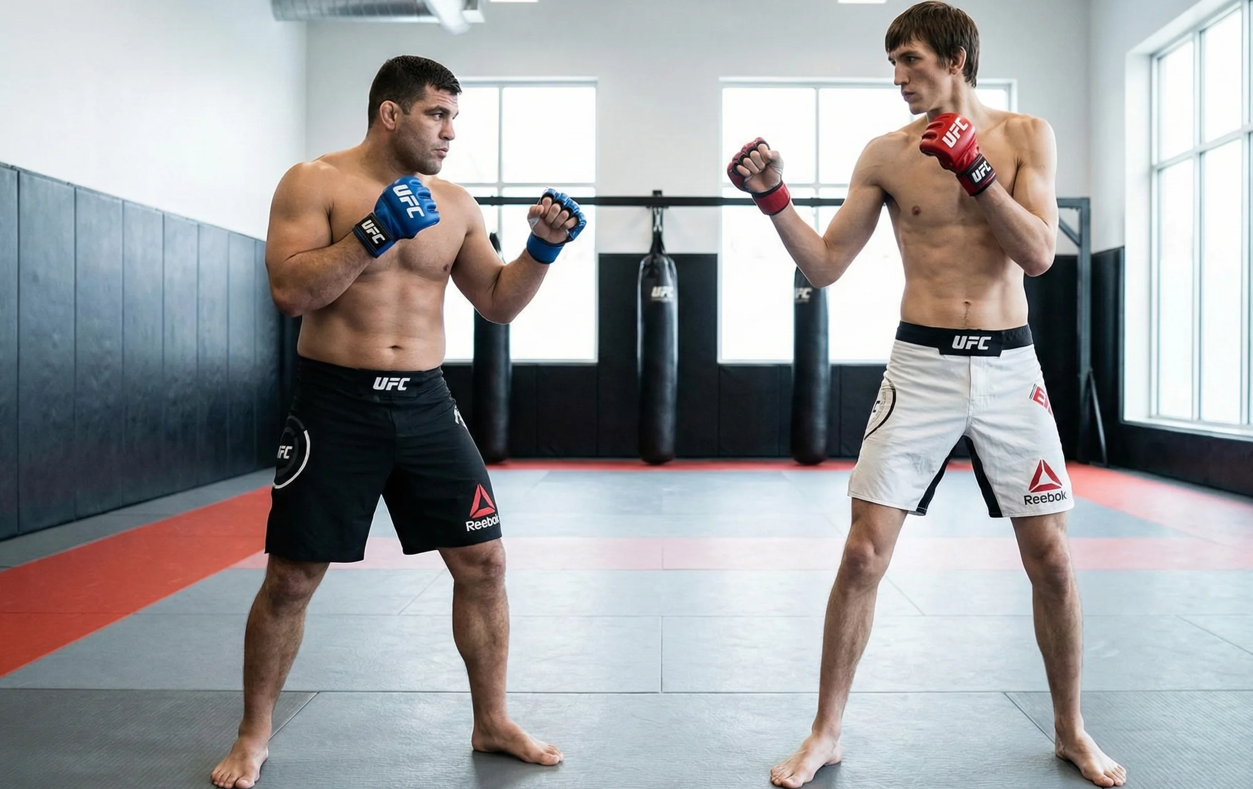 Comparación de tipos de cuerpo entre luchadores de UFC de la misma categoría