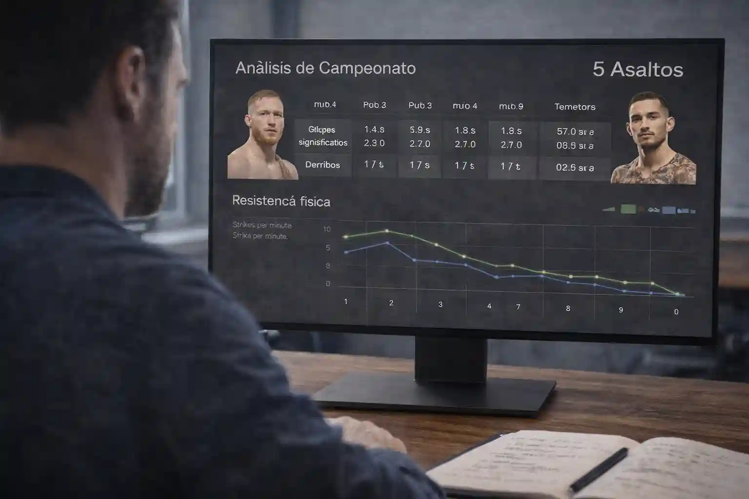 Análisis de apuestas para pelea de campeonato de UFC